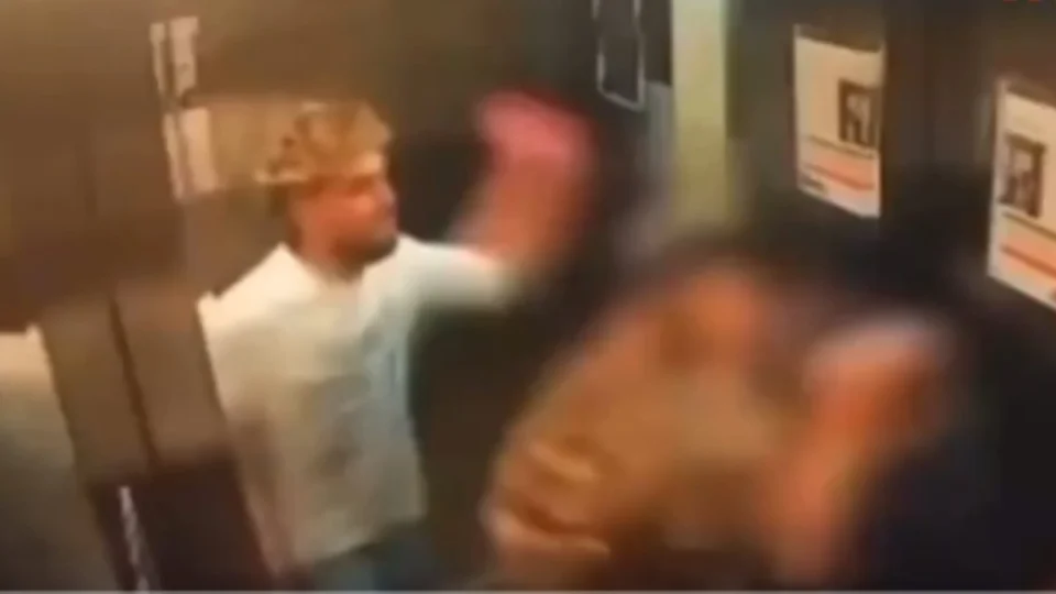 VÍDEO: Turista americano é investigado por desfigurar namorada em elevador com mais de 10 socos