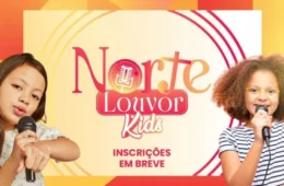 Norte Louvor Kids 2026 abre inscrições de 1º a 25 de janeiro