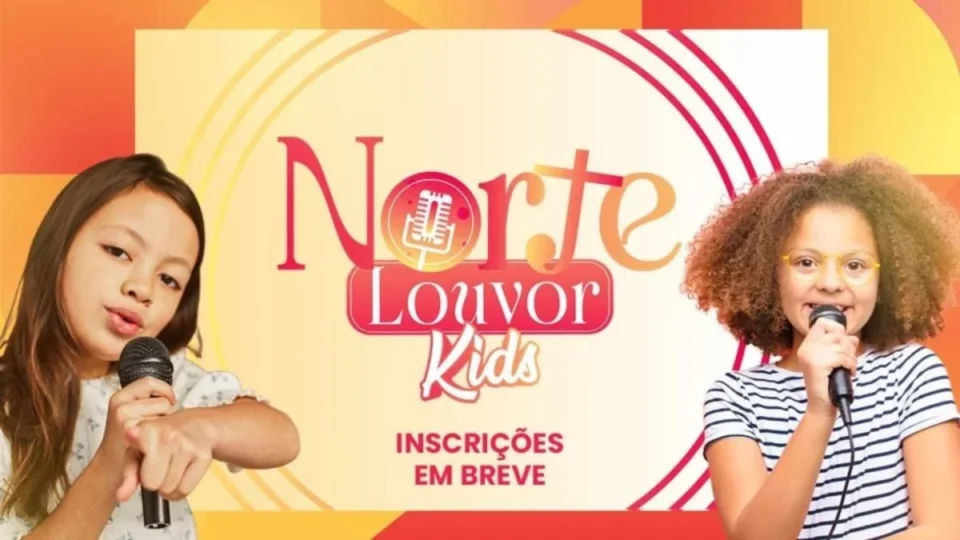 Norte Louvor Kids 2026 abre inscrições de 1º a 25 de janeiro