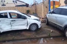VÍDEO: Acidente com capotamento deixa três feridos na zona Sul de Porto Velho