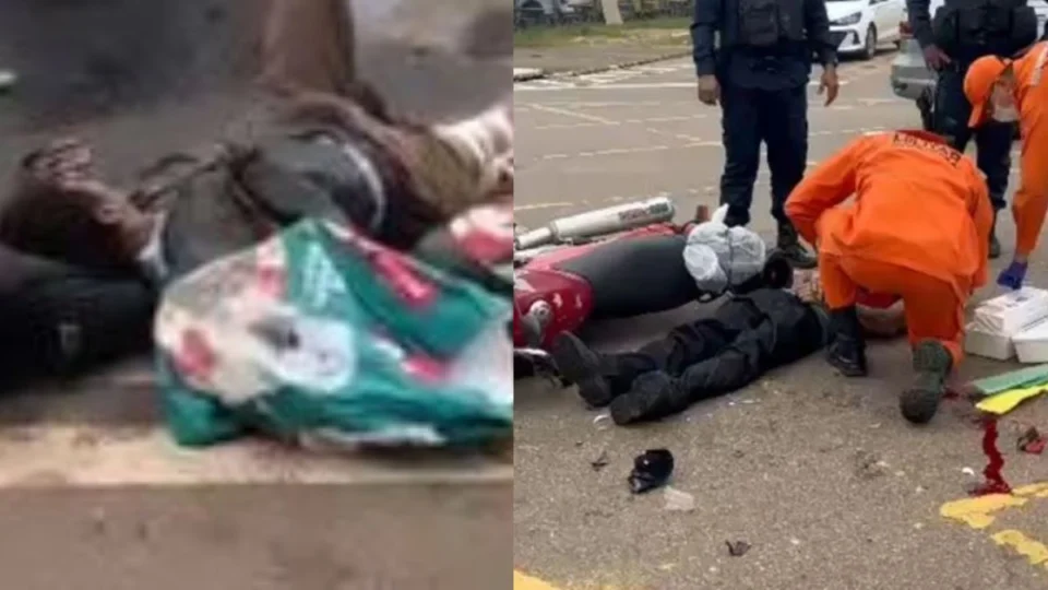 VÍDEO: Colisão entre motos deixa dois feridos graves no cruzamento da 7 de Setembro