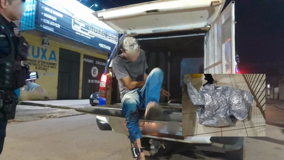 VÍDEO: Homem é preso após furto a loja de peças para motos em Porto Velho