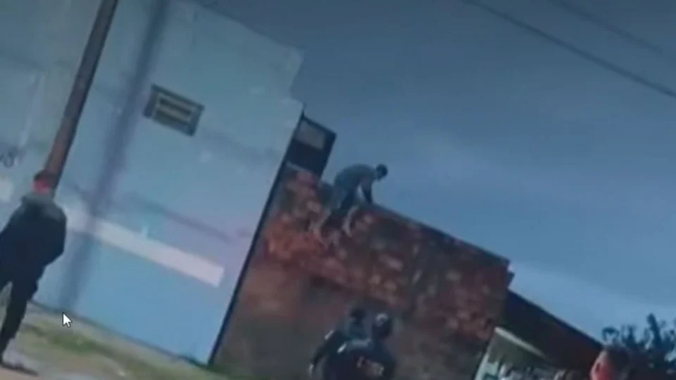 VÍDEO: Homem é detido após causar danos em casas ao pular telhados em Vilhena