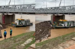 Deracre realiza ação preventiva para remoção de balseiros em pontes de Rio Branco