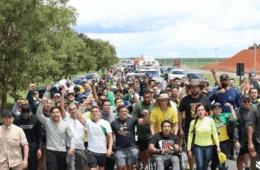 Segurança do DF monta esquema para a chegada da caminhada de Nikolas Ferreira em Brasília