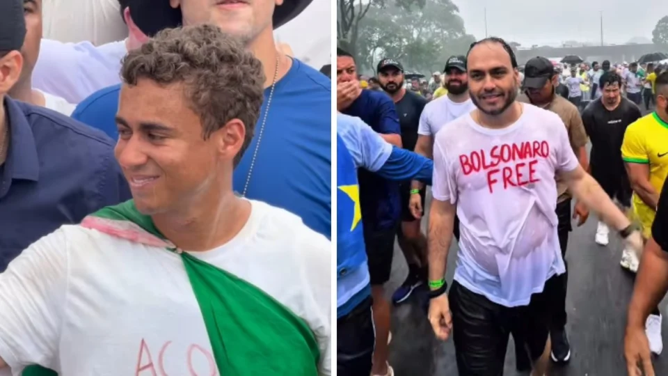 Aliados de Nikolas acusam Carlos Bolsonaro de manipular vídeo de caminhada; confira