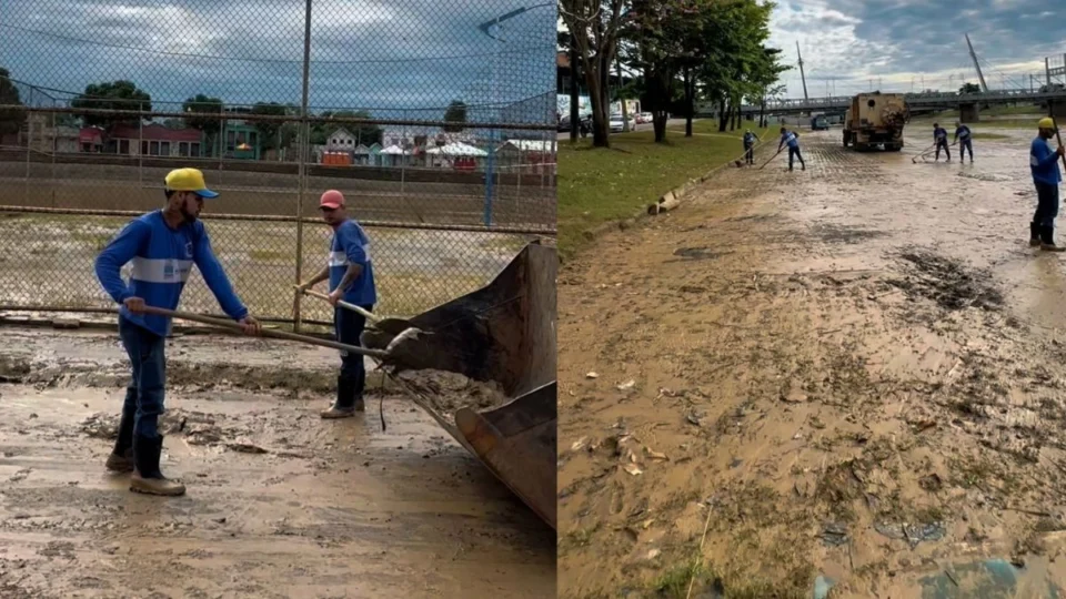 Prefeitura da capital inicia força-tarefa de limpeza após vazante do Rio Acre