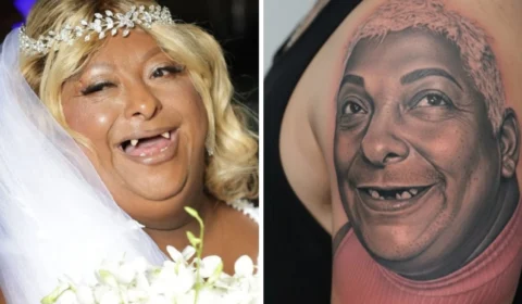 Fã eterniza rosto de Patixa Teló na pele e web reage; veja tatuagem