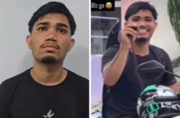 Jovem é preso após furtar chave de moto de policial em Manaus e debochar nas redes