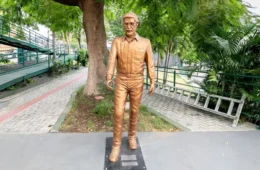 Memorial de Dante de Oliveira é removido em Cuiabá no dia da morte da mãe do ex-governador