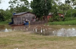 Rio Acre apresenta leve tendência de vazante e marca 15,31 metros nesta terça-feira na capital